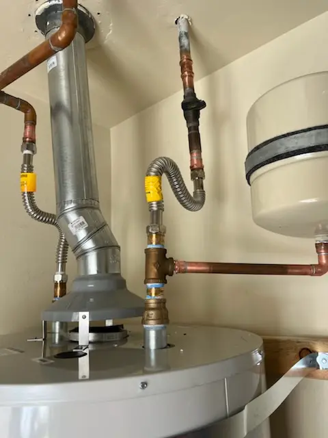 Water heater installation and plumbing repair in Bigelow Corners